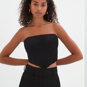 Ten by Babaton Blaze Corset Style Crop Top
